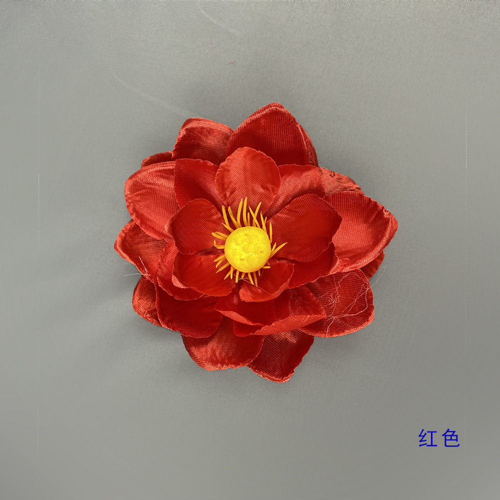 Fleur de lotus 10 cm - rouge vif