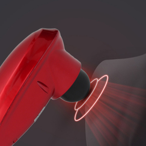 Martillo de masaje inalámbrico personal de salida de fabricante, masajeador corporal vibratorio de mano con seis cabezales de masaje - Product Image 5