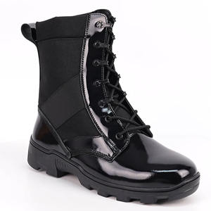 Botas Largas de Cuero Brillante DFH16, Zapatos de Entrenamiento para Hombre - Product Image 2