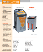 Impresora de Datos de Vehículos York, Totalmente Automática, AC 220-240V, Cambiador de Aceite de Transmisión Automática, Pantalla Táctil de 10 Pulgadas, 5m de Cable para Aceite