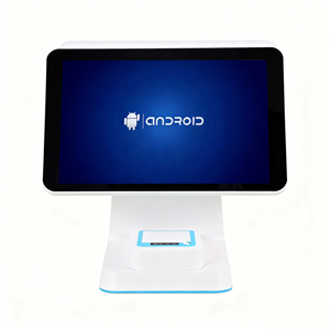 Dual-màn hình <span class=keywords><strong>Android</strong></span> 11 POS Tiền mặt Đăng Ký Với 4 + 64GB Ram Tích Hợp Máy chủ hiển thị của khách & in nhiệt wifi các chức năng khác - Product Image 1