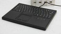 Trackball Touchpad Kontrol Industri Baru Tertanam All-in-One Ukuran Penuh Keyboard Plastik 3-Tombol Mouse Antarmuka USB/PS/2 untuk
