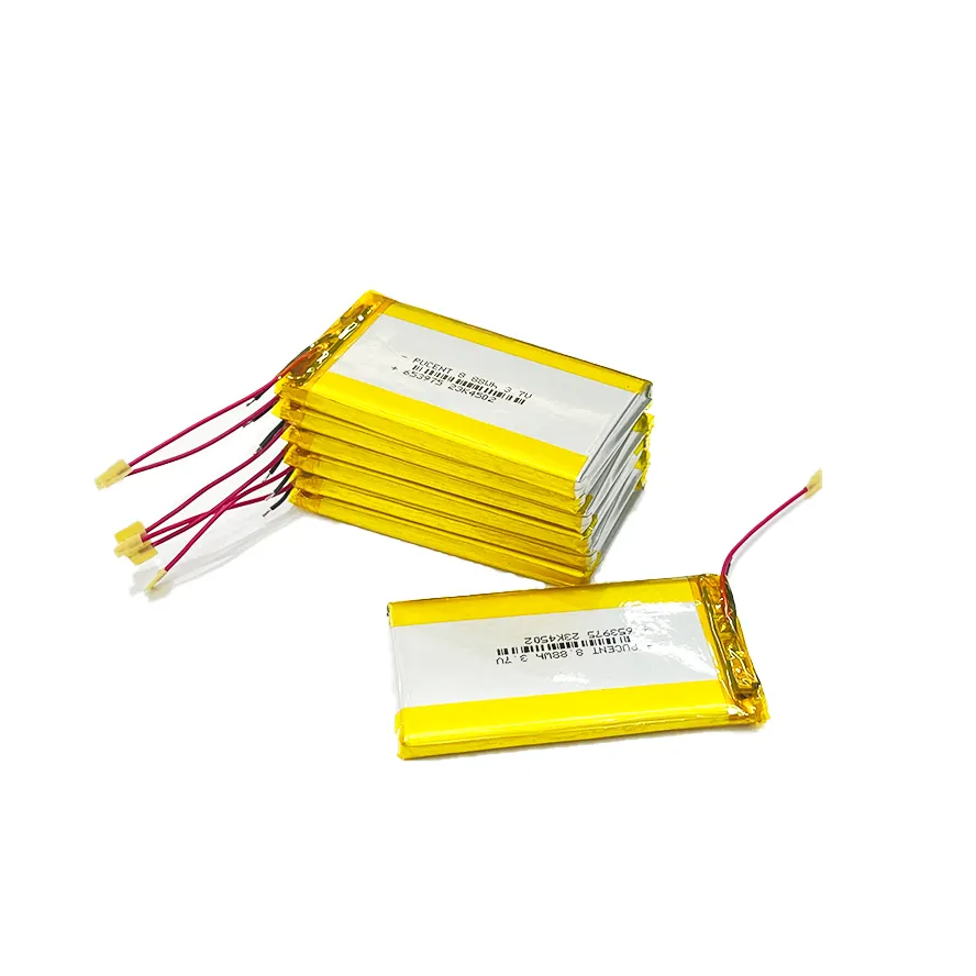 סיטונאי 3.7v סוללה ליתיום 653975 2400mah 3000mah 3500mah נטענת ליפיקו