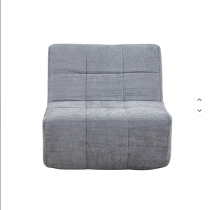 Fauteuil inclinable gris en tissu, chaise longue individuelle rembourrée pour salon et chambre à coucher - Product Image 3