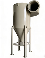 Séparateur cyclonique industriel résistant aux hautes températures pour pré-séparation des poussières des chaudières et des fours