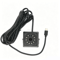 Caméra industrielle USB Type-C 1080P, WDR, étanche IP66, avec micro, IR-CUT, grand angle 160 degrés pour camions, bus et véhicules commerciaux