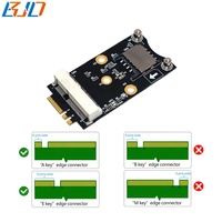 Adaptador de módem inalámbrico M.2 NGFF Key A + E a Mini PCI-E MPCIe con una ranura para tarjeta SIM para WiFi o módulo 3G 4G GSM LTE WWAN