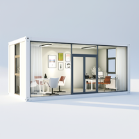 Mini-maison conteneur de luxe personnalisée, maison mobile moderne préfabriquée, petite maison en kit, villa, café confortable, bureau, toilettes