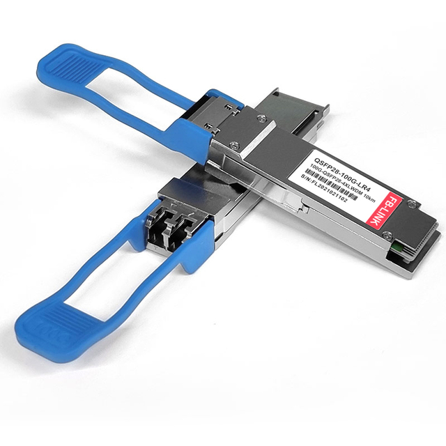 Compatible with Cisco Mikrotik 100G QSFP28 LR4 1310nm 10km Optical Module DDM LC Single Mode 100G 4x25G Qsfp28