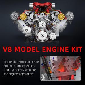 Bloques de Construcción de Motor de 3201 Piezas, Juguete de Modelo para Experimentos Físicos, Control por Aplicación, Pulverización y Luz LED, Kit de Construcción de Ladrillos de Motor - Product Image 4