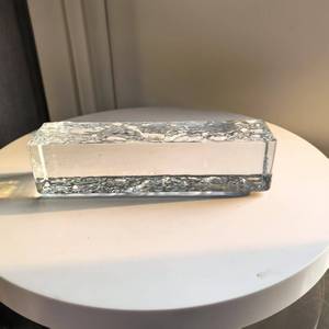 2025 Thiết Kế Mới 50*50*200Mm Nóng Chảy Xây Dựng Khối Thủy Tinh Bên Ngoài Ăn Uống Và Nhập Tòa Nhà Trang Trí Pha Lê Thủy Tinh Gạch - Product Image 2