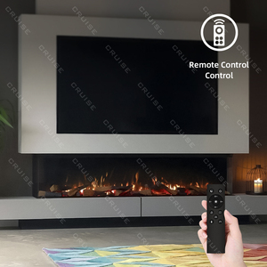 CRUISE tre lati di osservazione del fuoco sincronizzazione della combustione di legno immagine sonora nuovo camino elettrico ologrammo Lcd 1850mm - Product Image 3