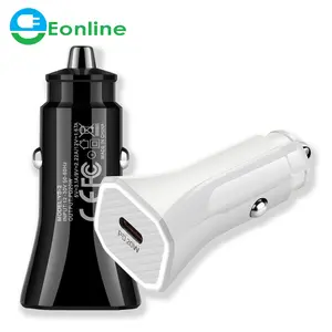 EONLINE 20W PD汽车充电器适配器超快速充电类型C电缆适用于Iphone 14 Pro Max三星Galaxy S22 A53 A22小米汽车