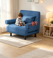 Canapé-lit en tissu lin multi-scénarios, dossier réglable, housse amovible et lavable, coussin épaissi, OEM ODM VLranlife