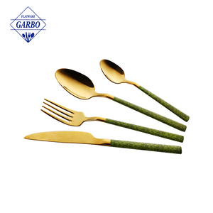 18/0 personnalisé <span class=keywords><strong>en</strong></span> acier inoxydable mariage <span class=keywords><strong>argent</strong></span> couverts ensemble 24 pièces couteau cuillère fourchette <span class=keywords><strong>en</strong></span> acier inoxydable dîner ensemble pour Restaurant - Product Image 4