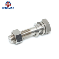Baut Kepala Heksagonal Galvanis DIN931 Harga Pabrik SS304 SS316 M12*300