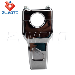 Morsetto superiore monoblocco per manubrio moto da 1-1/8 "per Harley Dyna/Street Bob/Sportster/Softail 18 +/Road King 14 + - Product Image 4