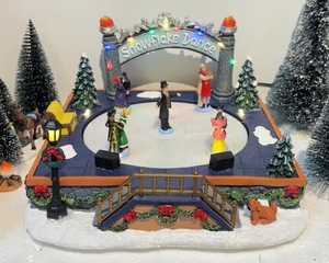 Parco giochi danzante in resina di carnevale con luce a LED e <span class=keywords><strong>ballerini</strong></span> in movimento per decorazioni natalizie - Product Image 6