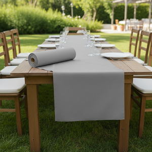 Rotolo di Tovaglia Grigia 0,40x48m, Tessuto Morbido e Asciutto, B2B - Product Image 3