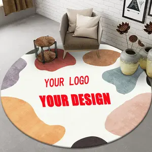 custom plush floor mats round 3d carpet for bedroom living room new area rug carpet