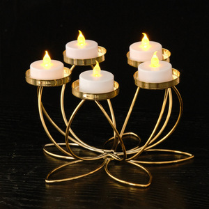 Iron Candle Holders 345 <b>Head</b> Candlestick Durable Home Decoration Wedding Table Decor Modern Bedroom Decor - Product Image 3