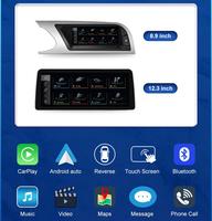 Autoradio multimédia tactile avec CarPlay et Android Auto sans fil, GPS, résolution 1600x600 pour Audi A4L A5 Q5 Q5L A3 Q3 A7 A6L