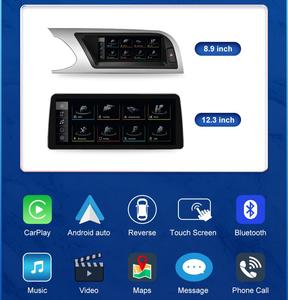 Radio Multimedia con Pantalla Táctil, <span class=keywords><strong>CarPlay</strong></span> y Android Auto Inalámbrico, GPS con Resolución de 1600x600 para <span class=keywords><strong>Audi</strong></span> A4L <span class=keywords><strong>A5</strong></span> Q5 Q5L A3 Q3 A7 A6L - Product Image 2