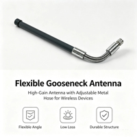 Antenne de communication omnidirectionnelle extérieure en fibre de verre LoRa 4G LTE 868 MHz 915 MHz, gain 3,8 dBi, KN-KD3000, 2 connecteurs femelles
