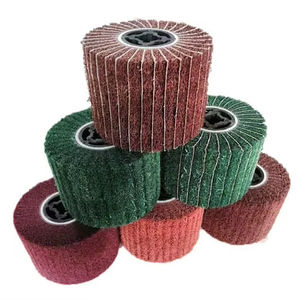 Roue de tréfilage abrasive non tissée de <span class=keywords><strong>Loct</strong></span> 100*100*19mm 100*120*19mm polissage d'acier inoxydable - Product Image 1