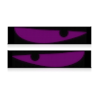 BGZM 16*32 Écran LED programmable intelligent DIY Devil Eyes, écran électronique pour voitures, nouvel état, yeux arrière animés, indicateur