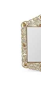 กระจกติดผนังลายดอกไม้ทำด้วยมือแบบพรีเมี่ยมเป็นมิตรต่อสิ่งแวดล้อมพร้อมรายละเอียดรูปมงกุฎสำหรับการตกแต่งภายในที่หรูหรา - Product Image 2