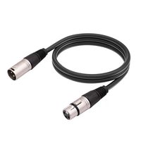 Câble de microphone XLR mâle vers femelle pour haut-parleur, câble de microphone XLR pour studio d'enregistrement