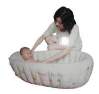 Baignoire gonflable pour bébé en PVC pliable personnalisée