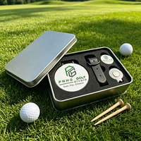 Set de Regalo de Golf Personalizado, Etiqueta para Bolsa de Golf con Diseño 3D, Marcadores de Pelota de Golf Grabados con Láser