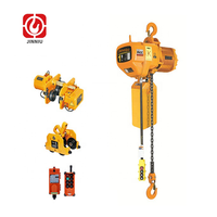 Palans électriques à chaîne à double vitesse de 500 kg, 1 tonne, 2 tonnes, 3 tonnes, 5 tonnes, palan électrique portable, grue électrique