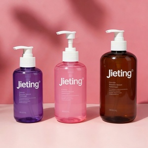 Bouteille de shampoing et de gel douche en PET, bouteille de lotion en plastique PET à pompe, bouteille de shampoing de 250/300/500 ml - Product Image 3