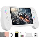 สำหรับเครื่องเล่นเกมพกพา RG557 Retro หน้าจอสัมผัส AMOLED ขนาด 5.48 นิ้ว ระบบ Android 14 Wi-Fi พร้อมเกม 10000 เกม วิดีโอเกม ความจุ 256GB สีขาว - Product Image 3