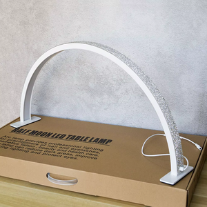 Logo gratuit de haute qualité Salon de beauté demi-lune <span class=keywords><strong>lampe</strong></span> à ongles LED UV manucure lumière avec arc de bureau anneau <span class=keywords><strong>lampe</strong></span> UV - Product Image 2