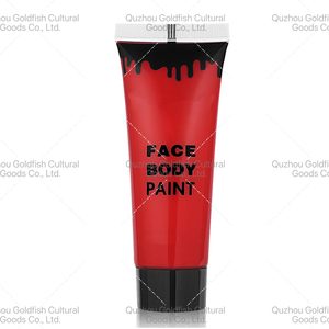 Kit de Maquillaje de Payaso Joker de Halloween, 30 ml, Negro, Blanco y Rojo, <span class=keywords><strong>Pintura</strong></span> Corporal y Facial o Disfraz de Payaso con <span class=keywords><strong>Calavera</strong></span>, Set de Efectos Especiales - Product Image 2