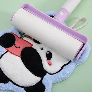 Serviette de cuisine suspendue en polaire corail à séchage rapide, motif panda mignon, design dessin animé - Product Image 3