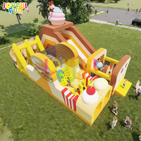 JOYFUL FUN Aire de jeux gonflable pour enfants intérieure et extérieure, parc de jeux gonflable