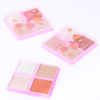 Nouvelle palette de maquillage 2-en-1 multifonctionnelle : fard à joues et illuminateur, pigmenté, scintillant, waterproof et longue tenue