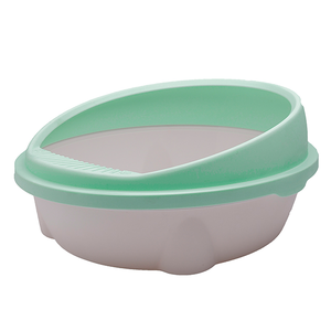 Caja de Arena para Gatos de Plástico Duradera y Ecológica con Diseño Inteligente y Fácil Limpieza, Capacidad de 20L, 40.5x37x18cm - Product Image 6