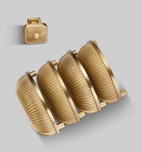 Poignée de tiroir en zinc style chinois WEKIS, poignées dorées en forme de coquille pour commode, chambre, cuisine, petite porte d'armoire à trou unique - Product Image 1