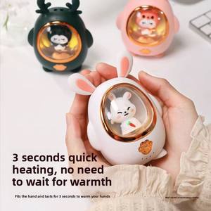 Chauffe-mains USB mini OEM avec logo personnalisé, chauffe-mains rechargeable <span class=keywords><strong>réutilisable</strong></span> de poche - Product Image 2