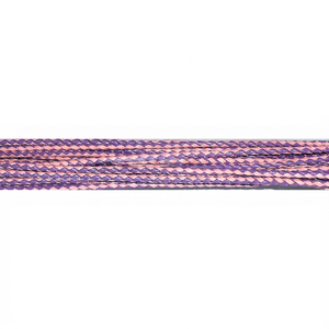 Hot Sale Double-Colour <b>Braided</b> Leather Cord Latest DIY Craft Jewelry Accessories Whole Sale Price for Jewelry Making - Product Image 1