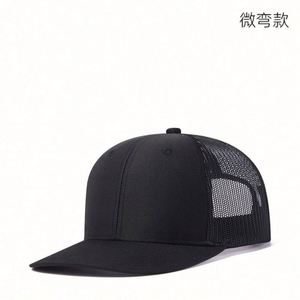 Wholesale 80 Color Stock Unisex 6 Panel Blank Snapback Cap Custom Logo Men's 1024 Trucker <b>Hat</b> Mesh Common Formal - Product Image 5