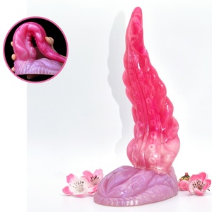 NNSX Curve Octopus <b>Dildo</b> With Suction Cup for G-spot Pointed Head Fantasy Animal Penis for Gay Women Adult Sex Toys Shop - Product Image 1