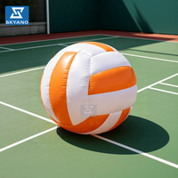Modèle géant gonflable de volley-ball pour événements sportifs, modèle publicitaire gonflable de volley-ball