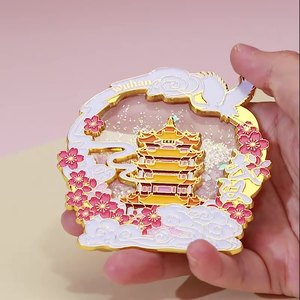 Magnete da frigo 3D con immagine epossidica fai da te, - Product Image 2